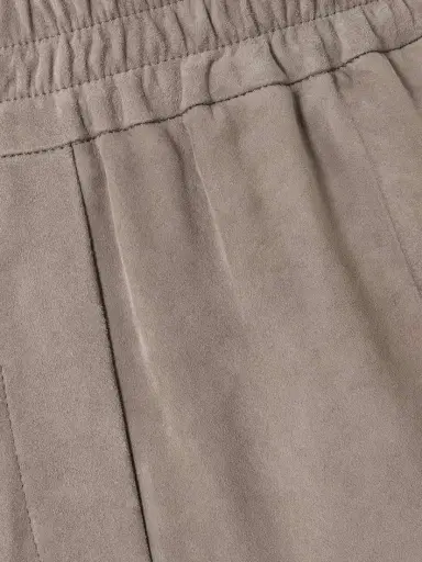Brunello Cucinelli Suede Wide-leg Pants | Thumbnail 4 Brunello Cucinelli Suede Wide-leg Pants | Thumbnail 4