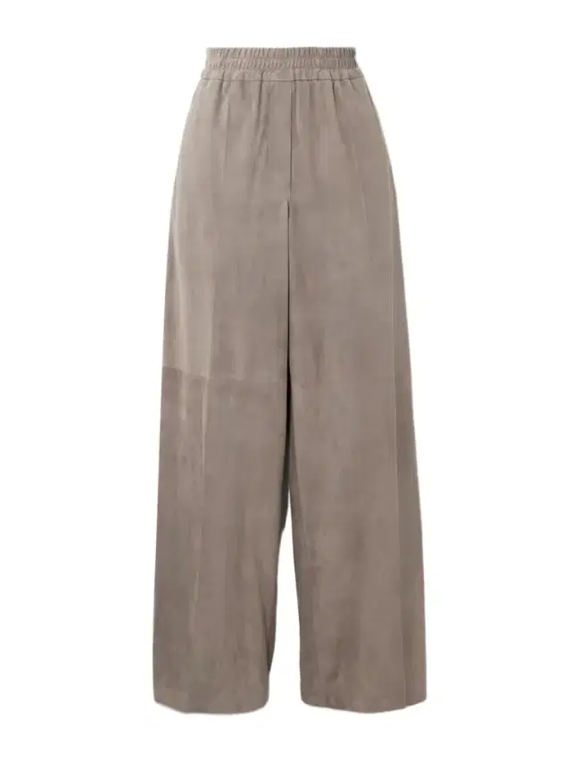 Suede Wide-leg Pants
