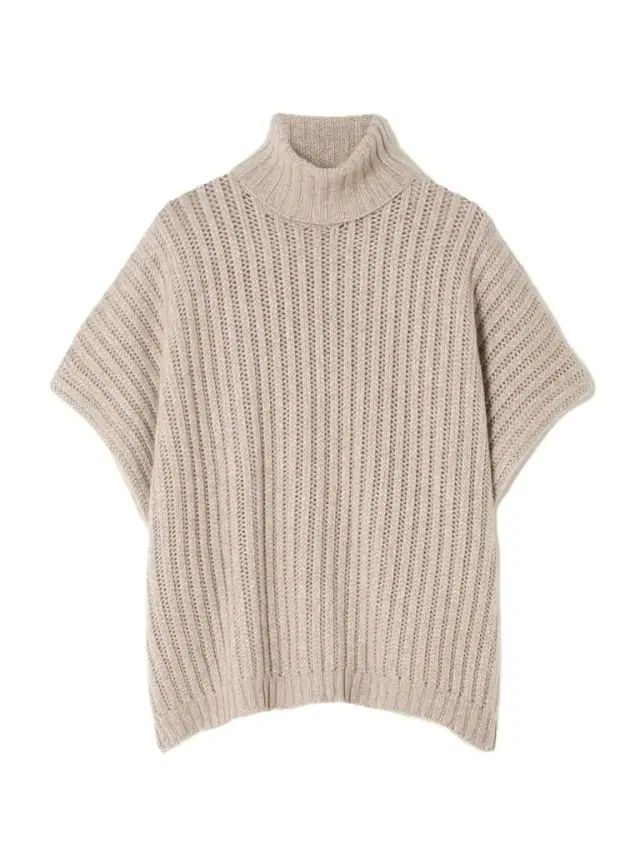 Ribbed Cashmere Turtleneck Sweater