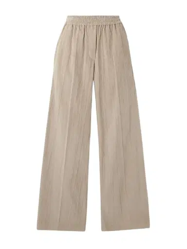 Brunello Cucinelli Gathered Cotton-blend Corduroy Wide-leg Pants | Thumbnail 1