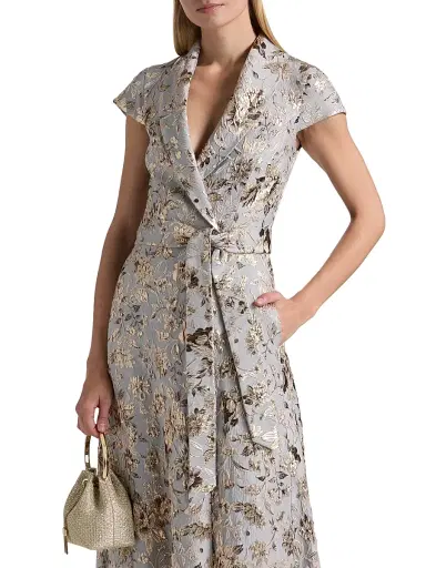 SACHIN & BABI Women's Honora Jacquard Gown - Golden Gardens - Size 4 | Thumbnail 6 SACHIN & BABI Women's Honora Jacquard Gown - Golden Gardens - Size 4 | Thumbnail 6