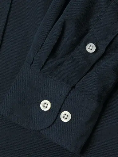 Onia Men's Corduroy Long-Sleeve Button-Front Shirt - Midnight | Thumbnail 6