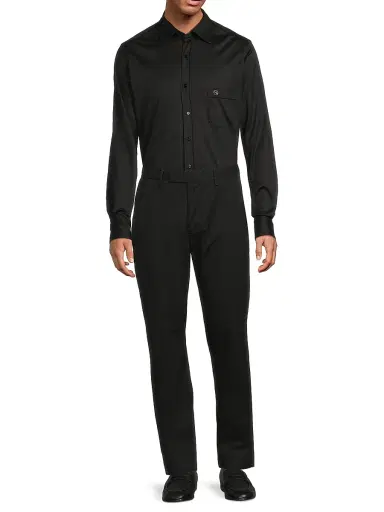 Stefano Ricci Men's Logo Cotton T-Shirt - Black - Size 43 | Thumbnail 2