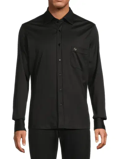 Stefano Ricci Men's Logo Cotton T-Shirt - Black - Size 43 | Thumbnail 3