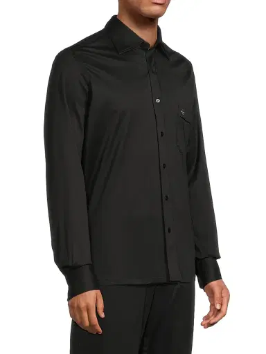 Stefano Ricci Men's Logo Cotton T-Shirt - Black - Size 43 | Thumbnail 4
