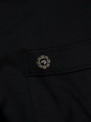 Stefano Ricci Men's Logo Cotton T-Shirt - Black - Size 43 | Thumbnail 6