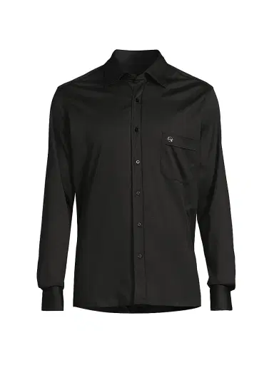 Stefano Ricci Men's Logo Cotton T-Shirt - Black - Size 43 | Thumbnail 1