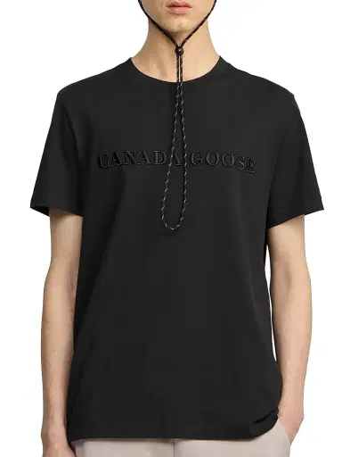 Canada Goose Men's Emersen Embroidered Cotton T-Shirt | Thumbnail 3 Canada Goose Men's Emersen Embroidered Cotton T-Shirt | Thumbnail 3