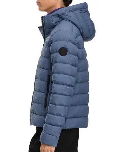 Canada Goose Men's Crofton Enduraluxe Puffer Jacket - Ozone Blue - Size Large | Thumbnail 4