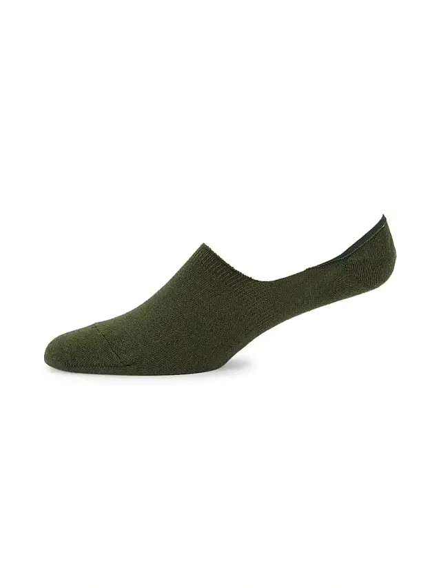 Saks Fifth Avenue Men's COLLECTION Ped No-Show Socks - Olive