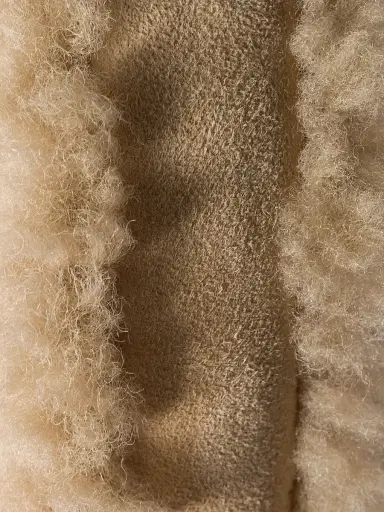 Miu Miu Women's Wander Shearling Top Handle Bag - Beige Khaki | Thumbnail 7 Miu Miu Women's Wander Shearling Top Handle Bag - Beige Khaki | Thumbnail 7