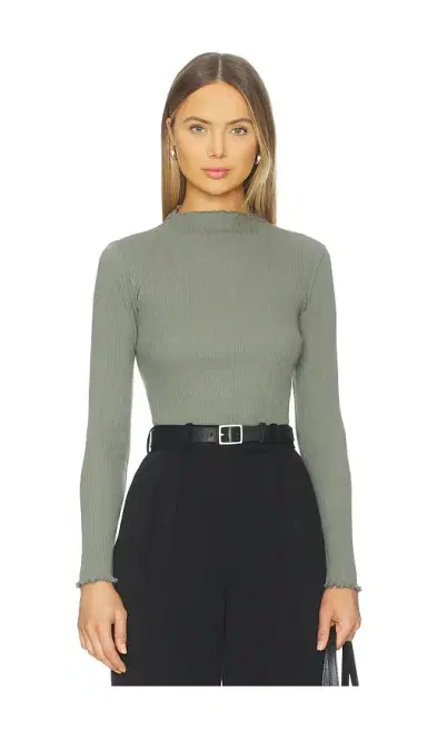 Nation Los Angeles Brenna Mock Neck Top | Thumbnail 1 Nation Los Angeles Brenna Mock Neck Top | Thumbnail 1