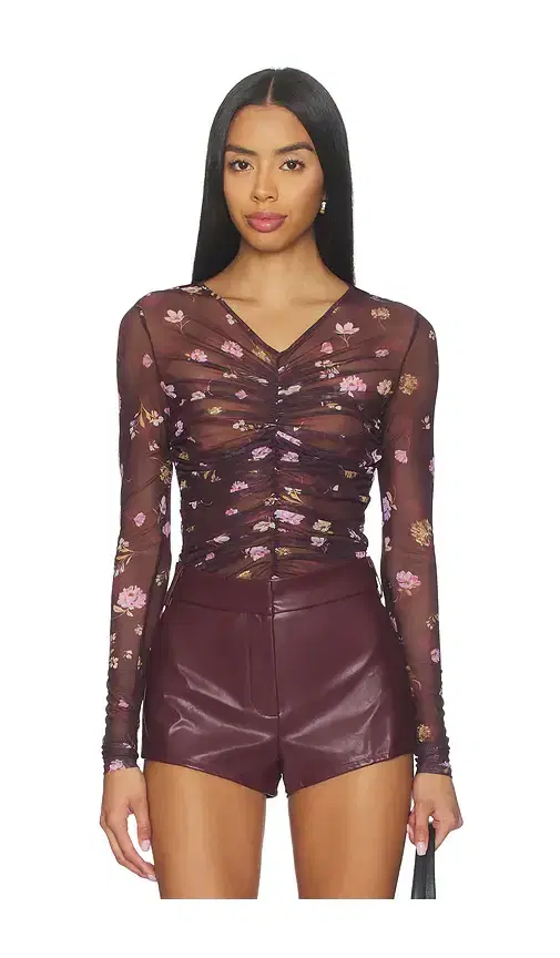 Favorite Daughter Mesh Party Top