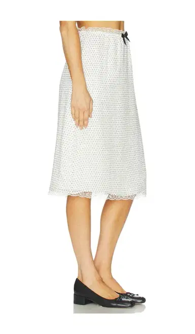 Tanner Fletcher Celerie Lace Trim Slip Skirt | Thumbnail 2 Tanner Fletcher Celerie Lace Trim Slip Skirt | Thumbnail 2