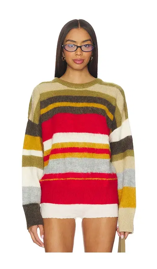 GUIZIO Oversized Stripe Jumper