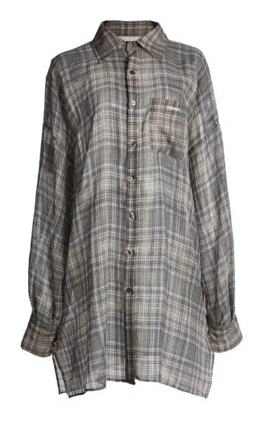 Coperni Zero Waste Cotton Checked Shirt | Thumbnail 1
