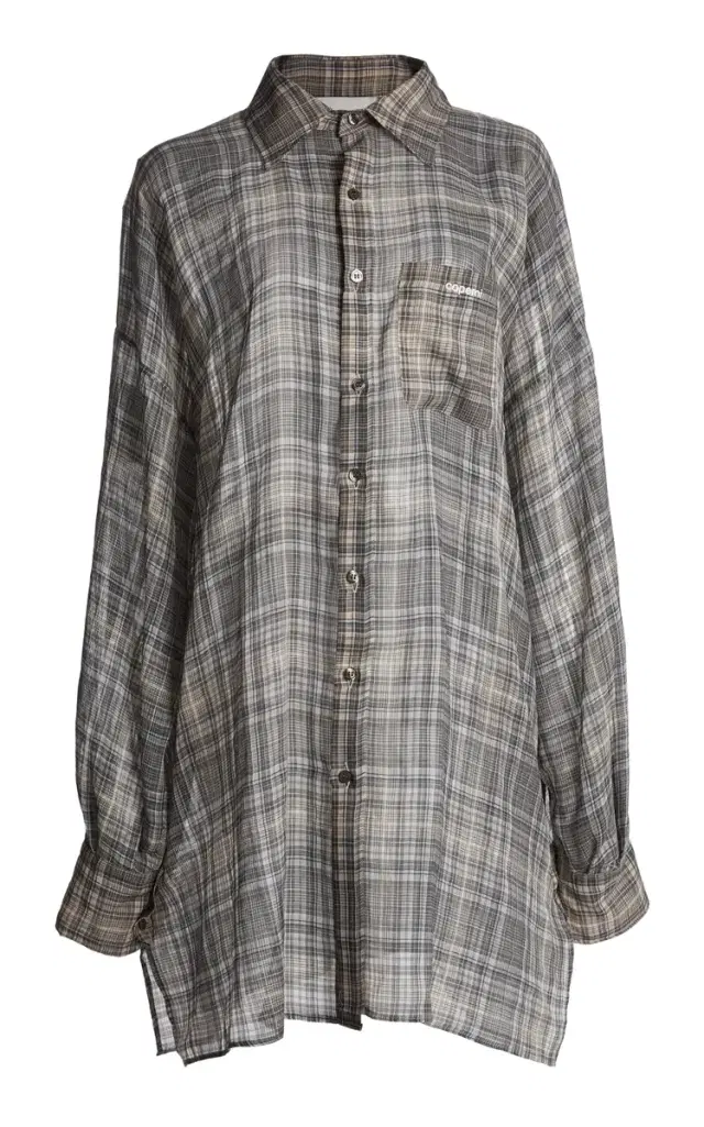 Coperni Zero Waste Cotton Checked Shirt