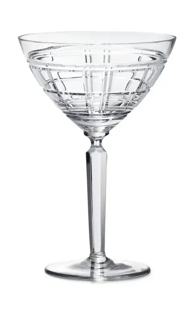 Ralph Lauren Home Hudson Plaid Martini Glass - Clear | Thumbnail 1