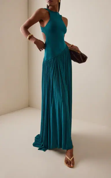 Zimmermann Luna Open-Back Jersey Maxi Dress | Thumbnail 2 Zimmermann Luna Open-Back Jersey Maxi Dress | Thumbnail 2