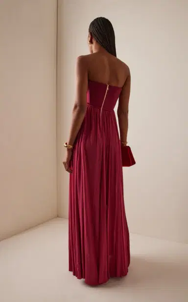 Zimmermann Luna Strapless Jersey Gown | Thumbnail 4 Zimmermann Luna Strapless Jersey Gown | Thumbnail 4