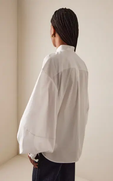 Zimmermann Luna Appliquéd Cotton Shirt | Thumbnail 4 Zimmermann Luna Appliquéd Cotton Shirt | Thumbnail 4