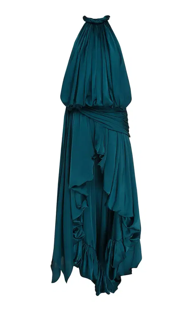 Alchemy Halter Silk Maxi Dress
