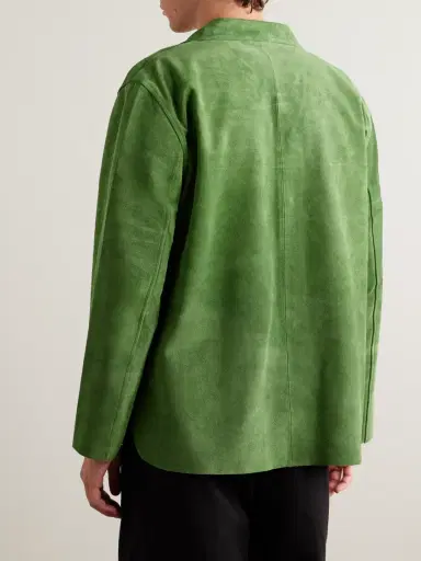 BODE Suede Overshirt - Men | Thumbnail 3