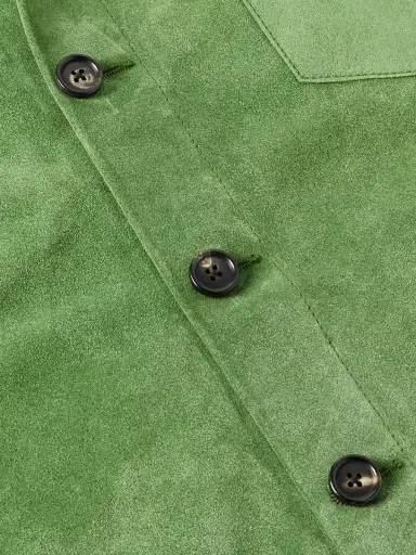 BODE Suede Overshirt - Men | Thumbnail 4