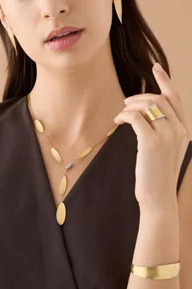 MARCO BICEGO Diamond Lunaria Twist Necklace | Thumbnail 2 MARCO BICEGO Diamond Lunaria Twist Necklace | Thumbnail 2