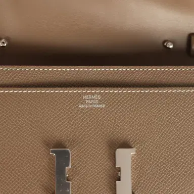 HERMÈS Hermes Constance Wallet To Go Etoupe Epsom Palladium Hardware | Thumbnail 7 HERMÈS Hermes Constance Wallet To Go Etoupe Epsom Palladium Hardware | Thumbnail 7