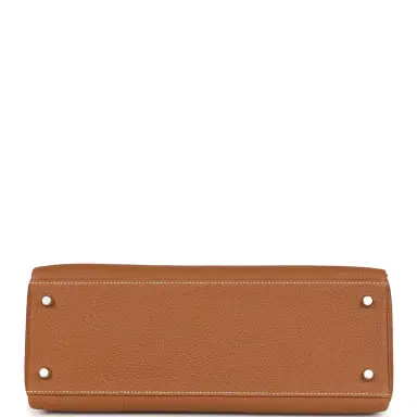 HERMÈS Hermes Kelly Retourne 32 Gold Togo Palladium Hardware | Thumbnail 6