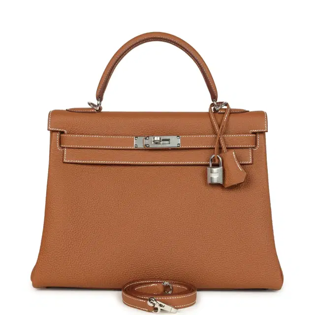 Hermes Kelly Retourne 32 Gold Togo Palladium Hardware Hermes Kelly Retourne 32 Gold Togo Palladium Hardware