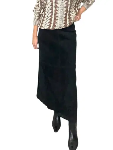 Jen Wonders Studio Suede Midi Skirt | Thumbnail 1