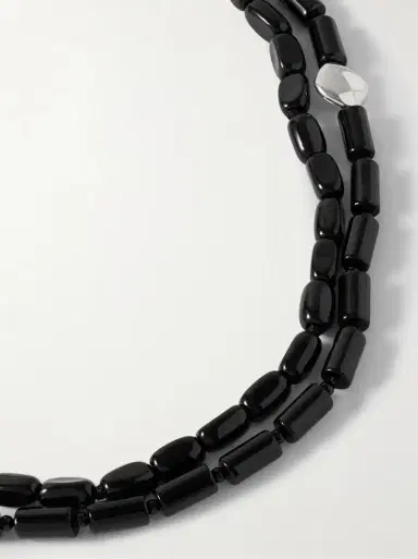 AGMES Willa Sterling Silver Onyx Necklace | Thumbnail 4 AGMES Willa Sterling Silver Onyx Necklace | Thumbnail 4