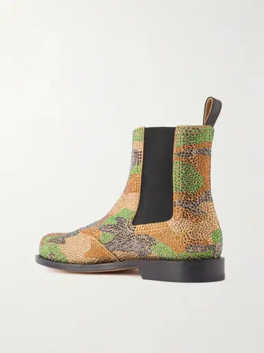 JW Anderson Crystal-embellished Suede Chelsea Boots | Thumbnail 3 JW Anderson Crystal-embellished Suede Chelsea Boots | Thumbnail 3