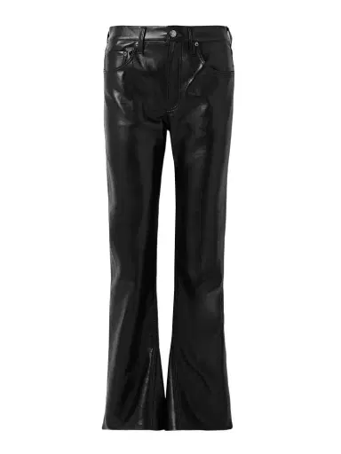 AGOLDE Kick Boot Recycled Leather-blend Flared Pants | Thumbnail 1 AGOLDE Kick Boot Recycled Leather-blend Flared Pants | Thumbnail 1