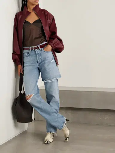 AGOLDE Amryn Distressed High-rise Wide-leg Jeans | Thumbnail 2 AGOLDE Amryn Distressed High-rise Wide-leg Jeans | Thumbnail 2