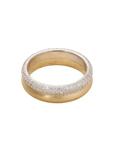 Irene Neuwirth Heroic 18-karat Yellow And White Gold Diamond Ring | Thumbnail 1
