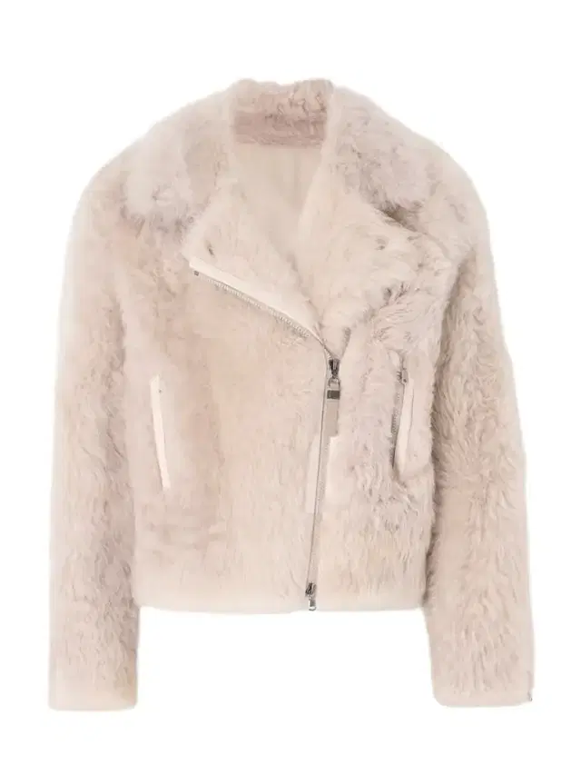 Leather-trimmed Shearling Jacket