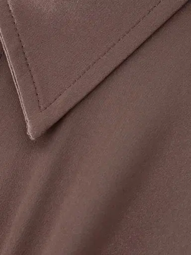 Brunello Cucinelli Gathered Silk-blend Satin Shirt | Thumbnail 4 Brunello Cucinelli Gathered Silk-blend Satin Shirt | Thumbnail 4