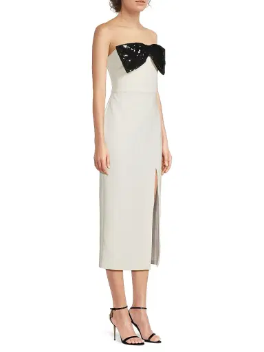 Likely Women's Sariah Sequined Bow Strapless Midi-Dress | Thumbnail 4