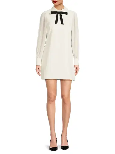 Likely Women's Milana Bow Minidress - White | Thumbnail 2 Likely Women's Milana Bow Minidress - White | Thumbnail 2