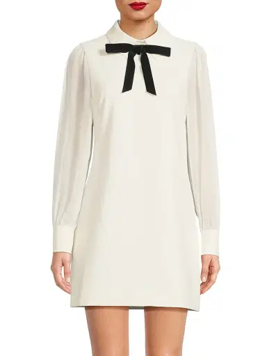 Likely Women's Milana Bow Minidress - White | Thumbnail 3 Likely Women's Milana Bow Minidress - White | Thumbnail 3