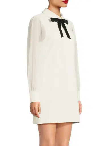 Likely Women's Milana Bow Minidress - White | Thumbnail 4 Likely Women's Milana Bow Minidress - White | Thumbnail 4