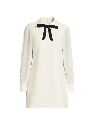 Likely Women's Milana Bow Minidress - White | Thumbnail 1 Likely Women's Milana Bow Minidress - White | Thumbnail 1