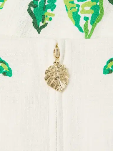 Lilly Pulitzer Women's Devyn Printed Stretch-Cotton Minidress - Kitts Green Shady Babe - Size 4 | Thumbnail 6 Lilly Pulitzer Women's Devyn Printed Stretch-Cotton Minidress - Kitts Green Shady Babe - Size 4 | Thumbnail 6