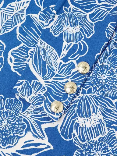 Lilly Pulitzer Women's Alessani Floral Maxi Dress - Starlight Navy - Size XL | Thumbnail 6 Lilly Pulitzer Women's Alessani Floral Maxi Dress - Starlight Navy - Size XL | Thumbnail 6