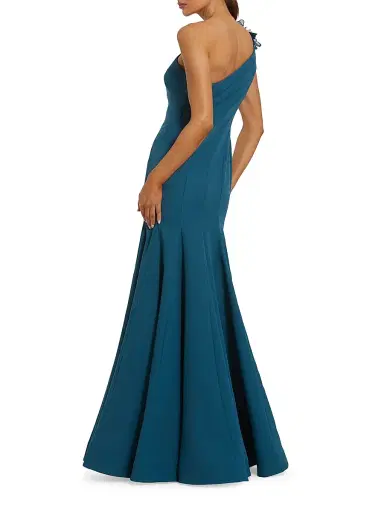 Mac Duggal Women's One-Shoulder Mermaid Gown - Ocean - Size 16 | Thumbnail 2 Mac Duggal Women's One-Shoulder Mermaid Gown - Ocean - Size 16 | Thumbnail 2