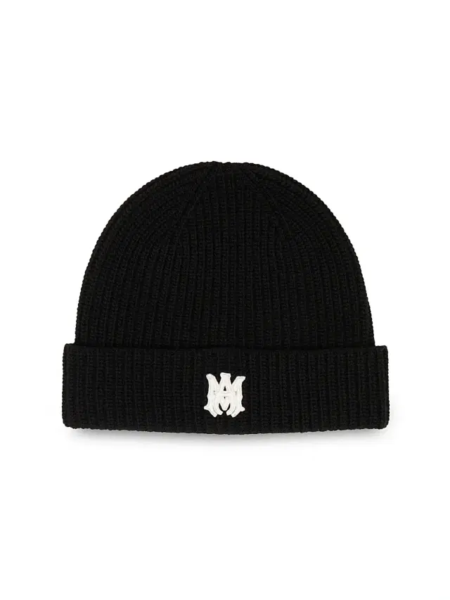 Amiri Men's Logo Virgin Wool Beanie - Black