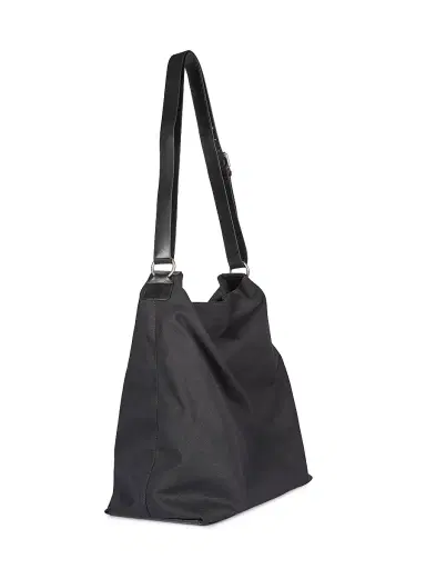 Dries Van Noten Men's Cotton & Leather Tote Bag | Thumbnail 4 Dries Van Noten Men's Cotton & Leather Tote Bag | Thumbnail 4